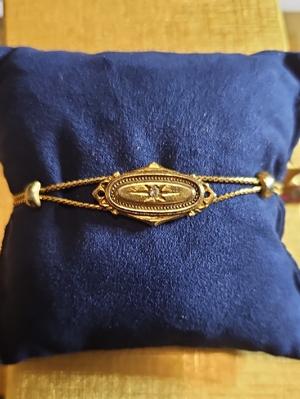 Goldette Signed Bracelet